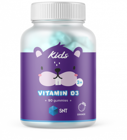 SNT Kids Vitamin D3 Gummies, 90 таблеток