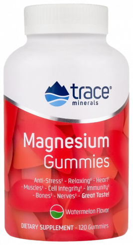 Trace Minerals Magnesium Gummies, 120 таблеток