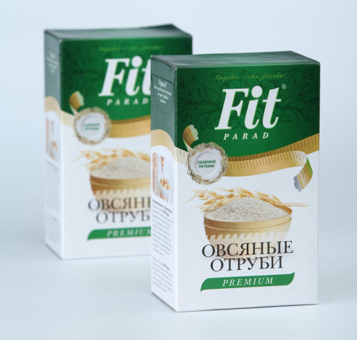 FitParad Отруби овсяные, 400 г