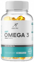 Just Fit Omega-3 1000, Омега-3 1000, 180 капсул